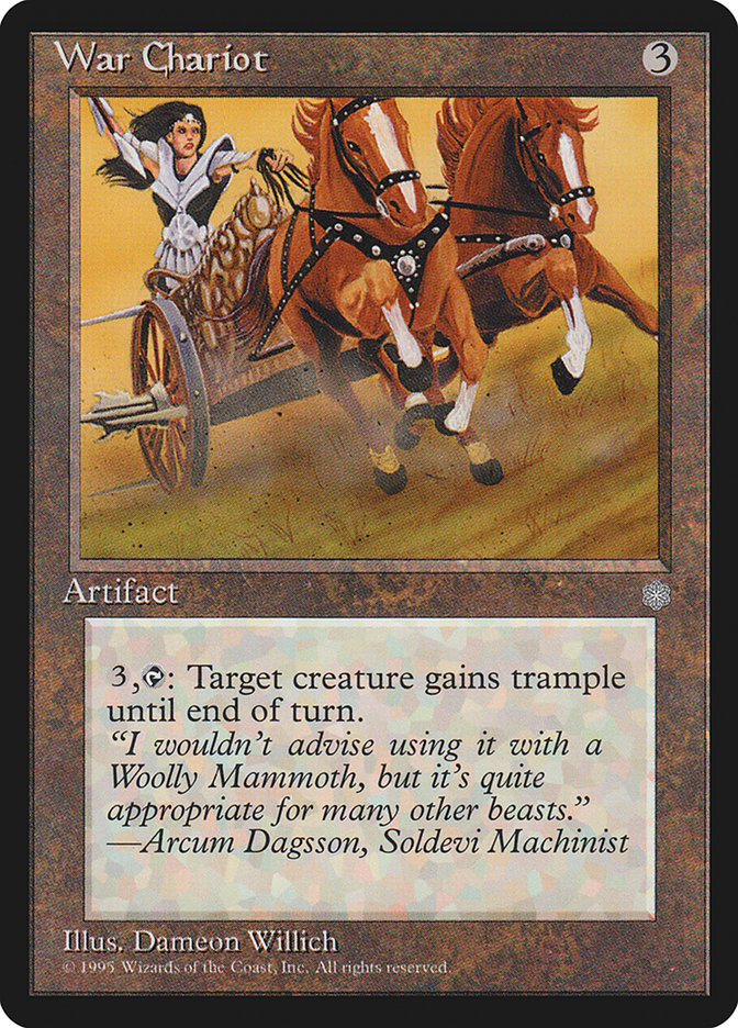 War Chariot [Ice Age] Magic: The Gathering