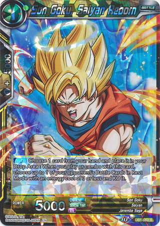 Son Goku, Saiyan Reborn (DB1-063) [Dragon Brawl] Dragon Ball Super