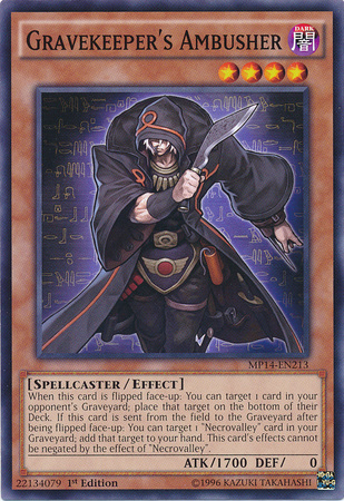 Gravekeeper's Ambusher [MP14-EN213] Common Yu-Gi-Oh!