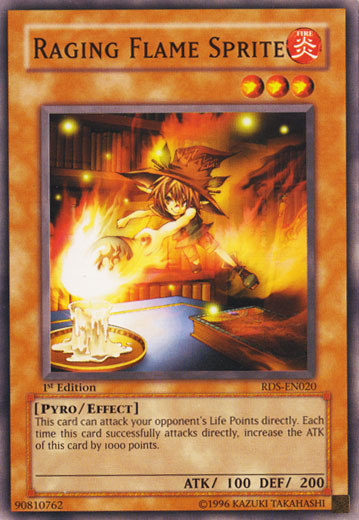 Raging Flame Sprite [RDS-EN020] Common Yu-Gi-Oh!
