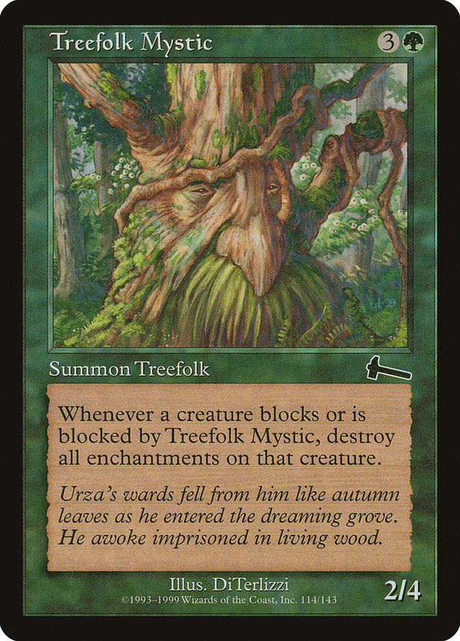 Treefolk Mystic [Urza's Legacy] Magic: The Gathering