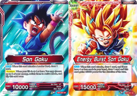 Son Goku // Energy Burst Son Goku (BT4-001) [Colossal Warfare] Dragon Ball Super