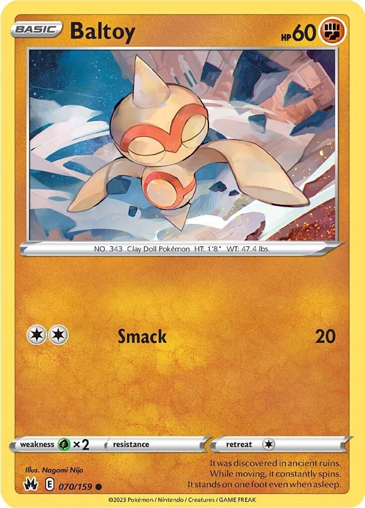 Baltoy (070/159) [Sword & Shield: Crown Zenith] Pokémon