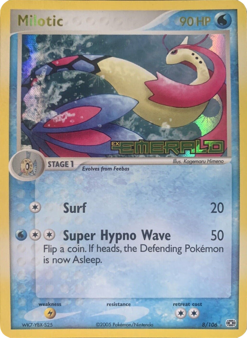 Milotic (8/106) (Stamped) [EX: Emerald] Pokémon