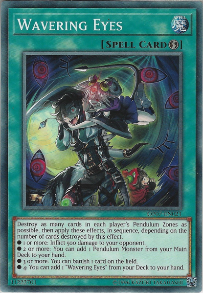 Wavering Eyes [OP07-EN021] Common Yu-Gi-Oh!