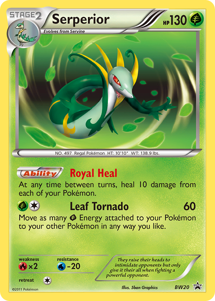 Serperior (BW20) [Black & White: Black Star Promos] Pokémon