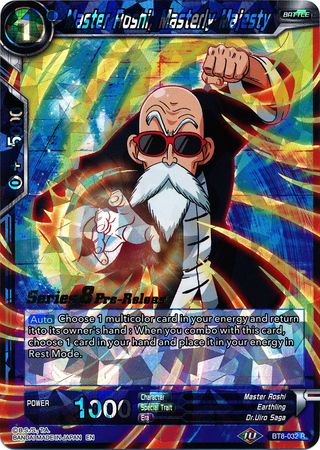 Master Roshi, Masterly Majesty (BT8-032_PR) [Malicious Machinations Prerelease Promos] Dragon Ball Super
