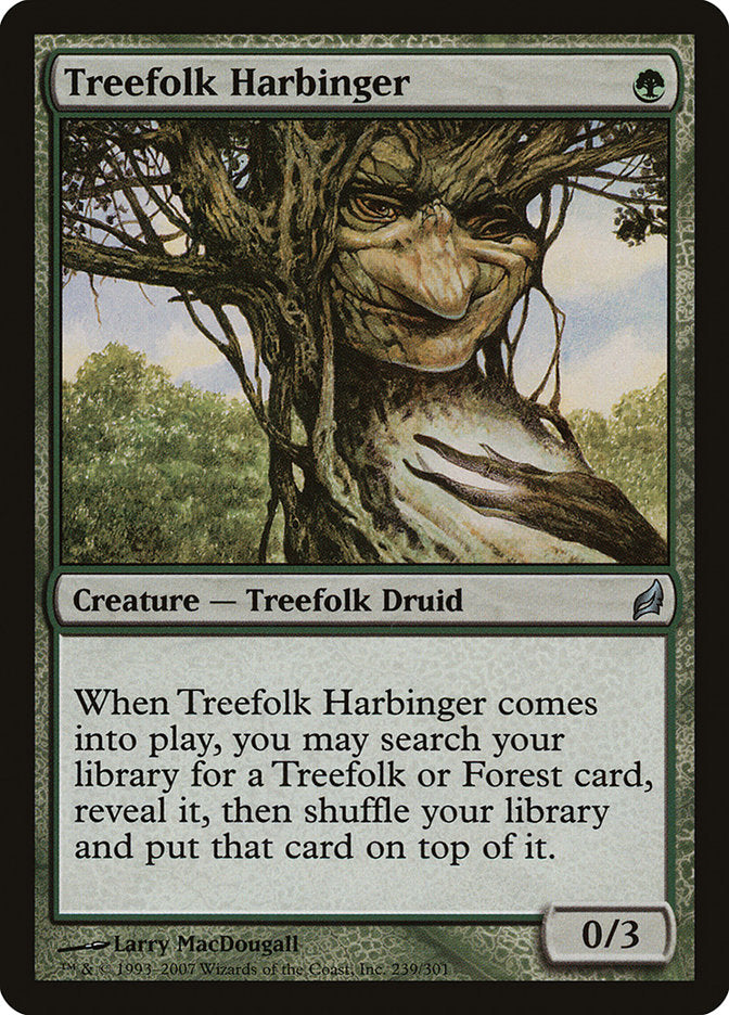 Treefolk Harbinger [Lorwyn] Magic: The Gathering