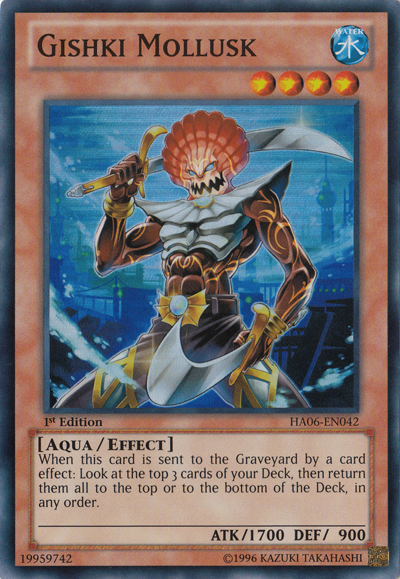 Gishki Mollusk [HA06-EN042] Super Rare Yu-Gi-Oh!