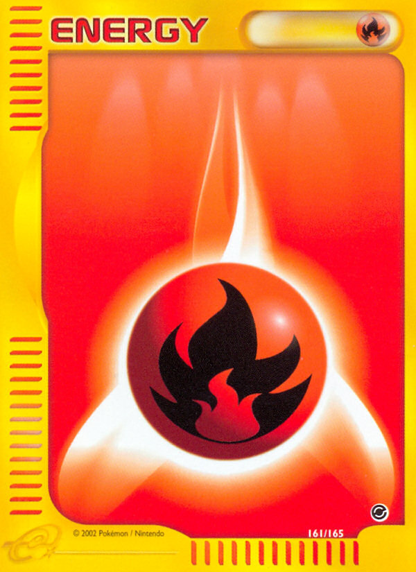 Fire Energy (161/165) [Expedition: Base Set] Pokémon