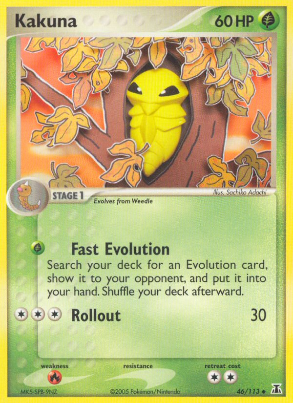 Kakuna (46/113) [EX: Delta Species] Pokémon