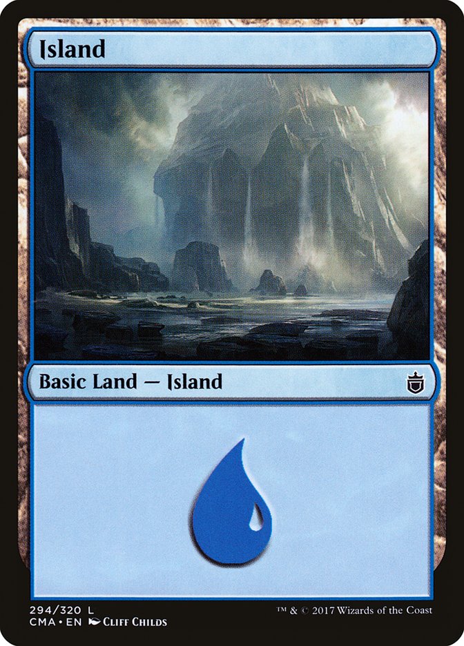 Island (294) [Commander Anthology] Magic: The Gathering