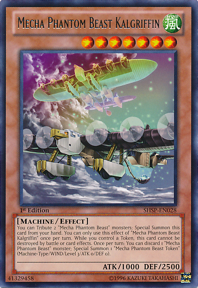 Mecha Phantom Beast Kalgriffin [SHSP-EN028] Rare Yu-Gi-Oh!