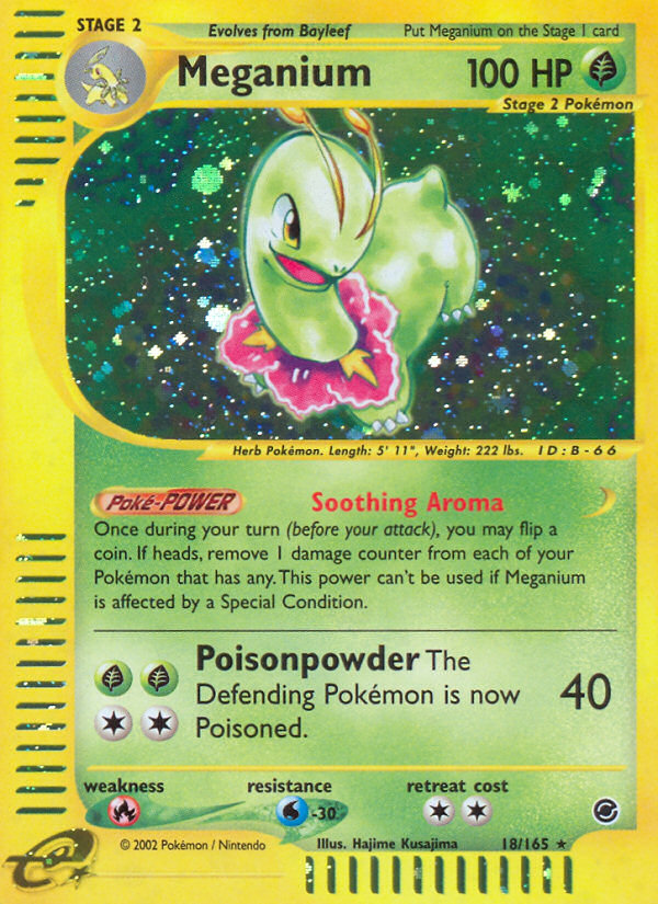 Meganium (18/165) [Expedition: Base Set] Pokémon