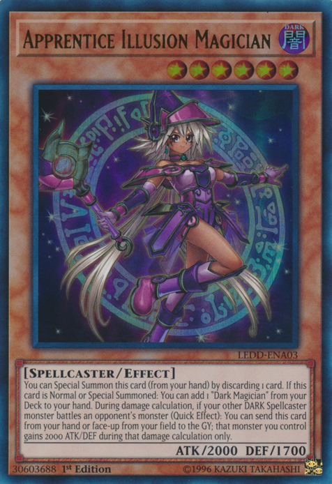 Apprentice Illusion Magician [LEDD-ENA03] Ultra Rare Yu-Gi-Oh!