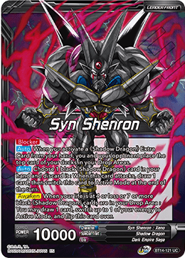 Syn Shenron // Syn Shenron, Resonance of Shadow (BT14-121) [Cross Spirits] Dragon Ball Super