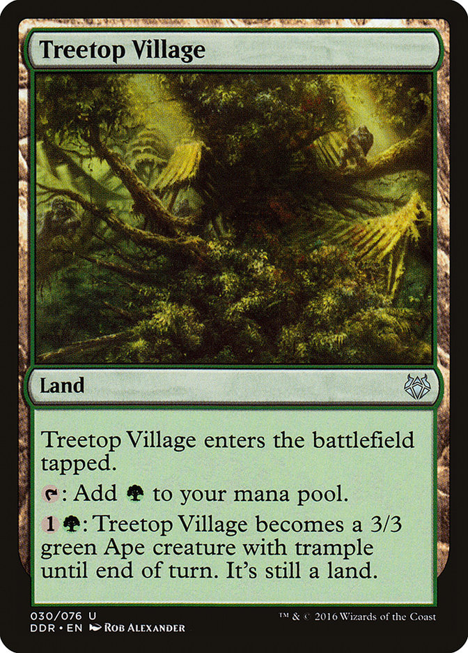 Treetop Village [Duel Decks: Nissa vs. Ob Nixilis] Magic: The Gathering