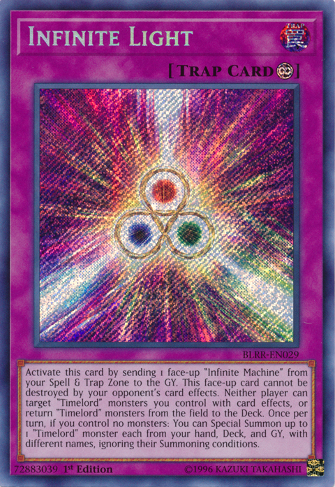 Infinite Light [BLRR-EN029] Secret Rare Yu-Gi-Oh!