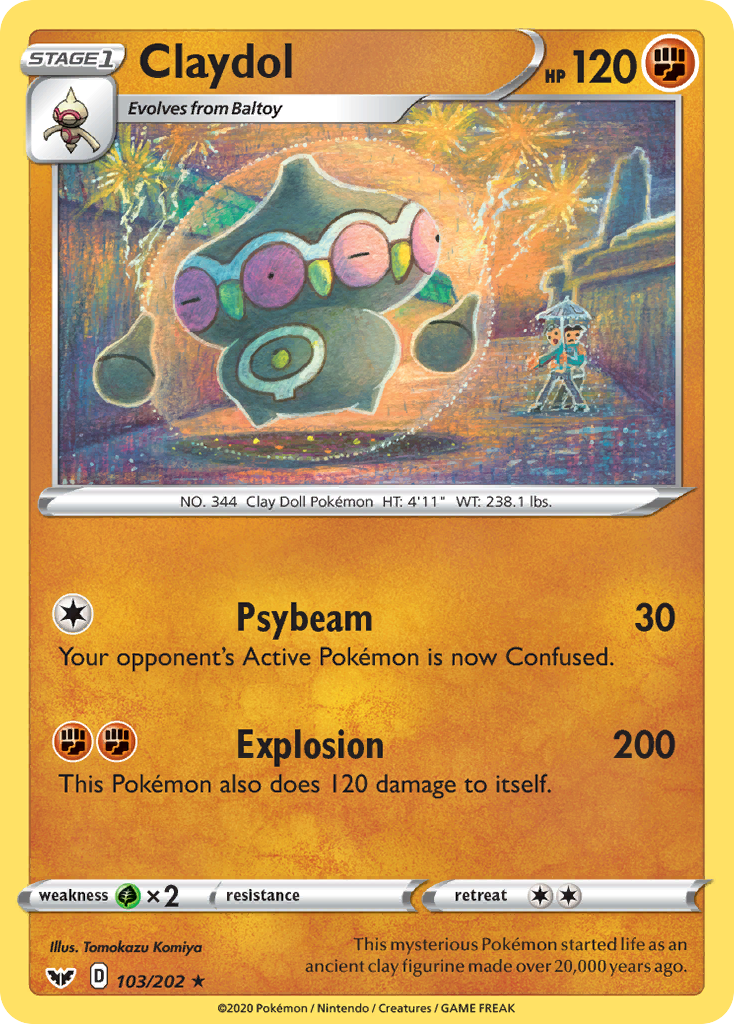 Claydol (103/202) [Sword & Shield: Base Set] Pokémon