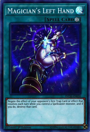 Magician's Left Hand [INCH-EN058] Super Rare Yu-Gi-Oh!