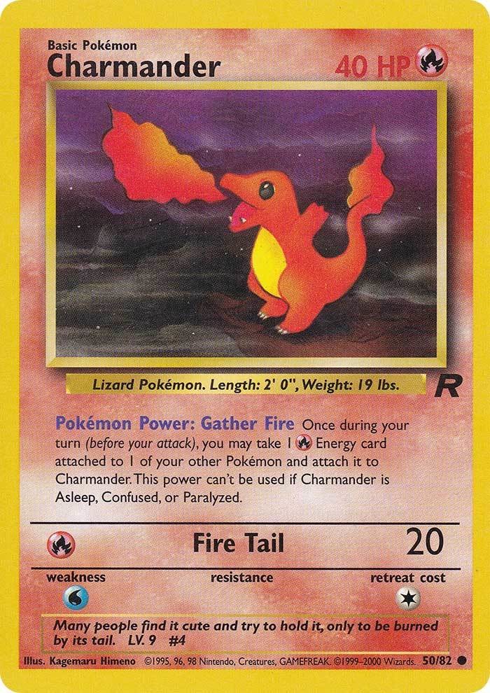 Charmander (50/82) [Team Rocket Unlimited] Pokémon
