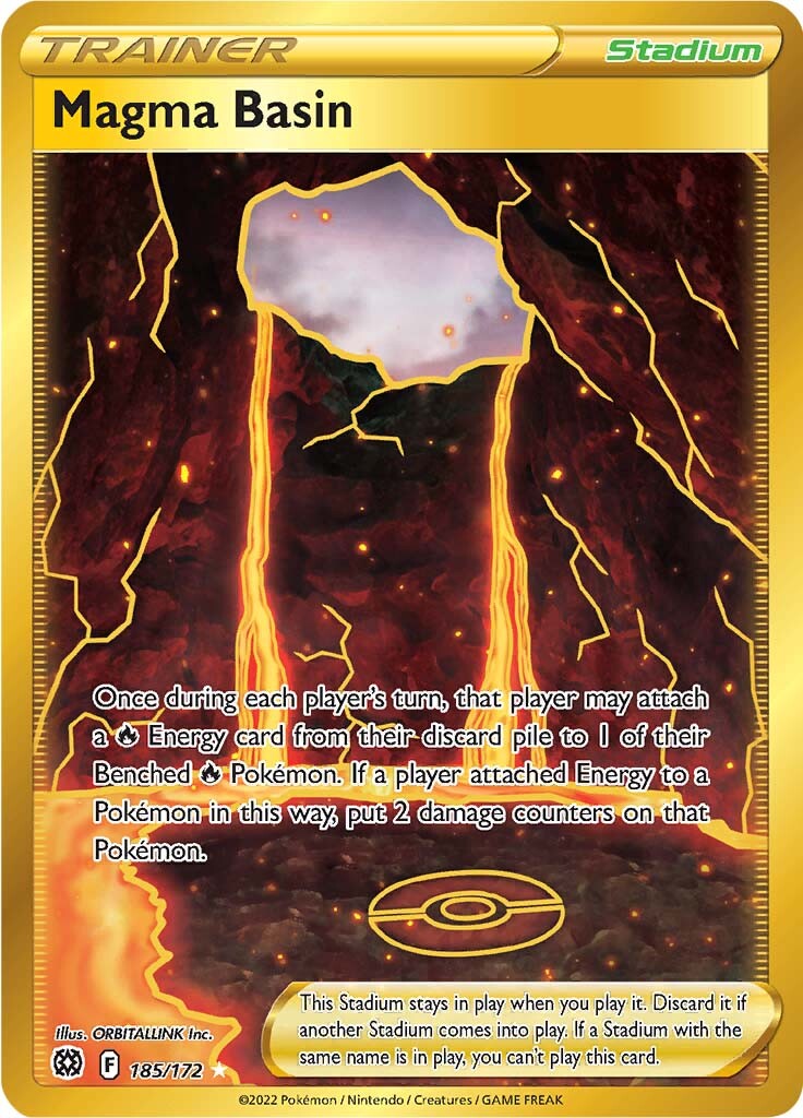 Magma Basin (185/172) [Sword & Shield: Brilliant Stars] Pokémon