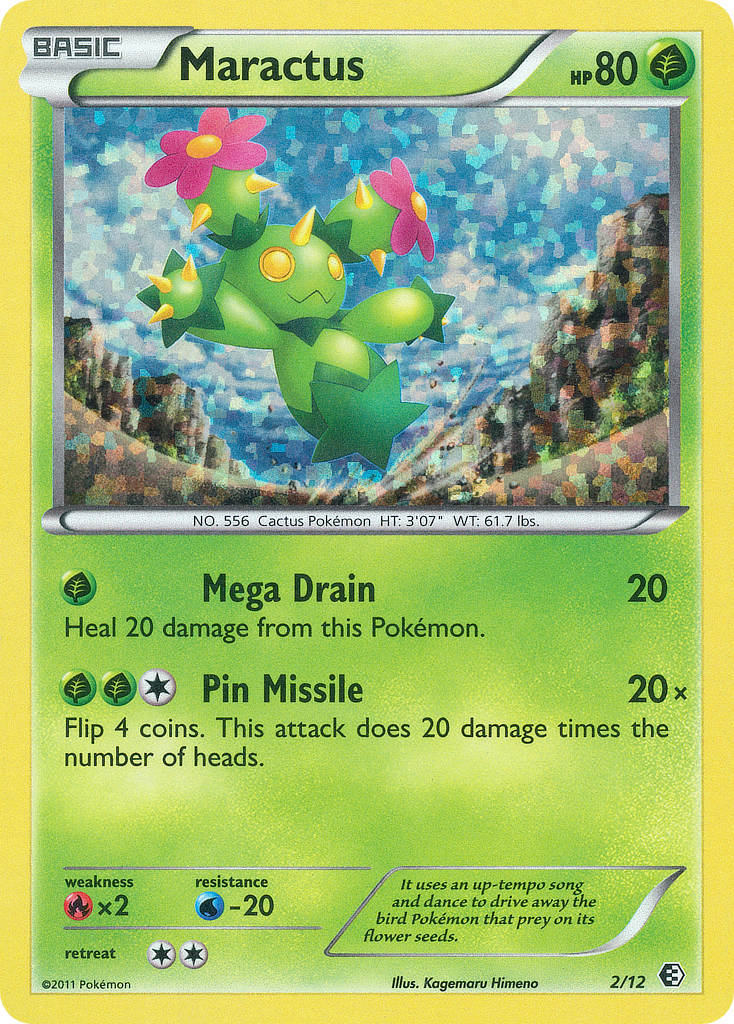 Maractus (2/12) [McDonald's Promos: 2011 Collection] Pokémon