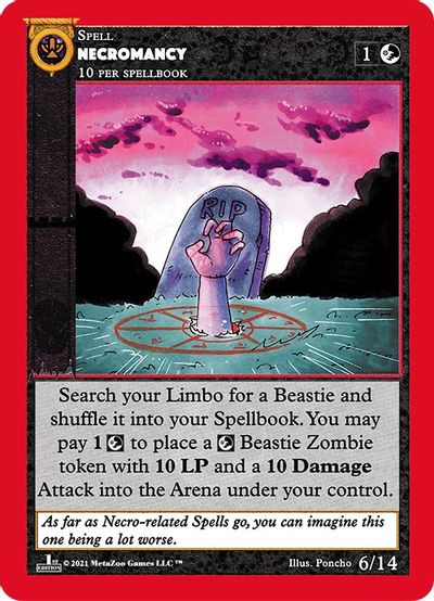 Necromancy [Cryptid Nation: First Edition Manchac Swamp Priestess Deck] Metazoo