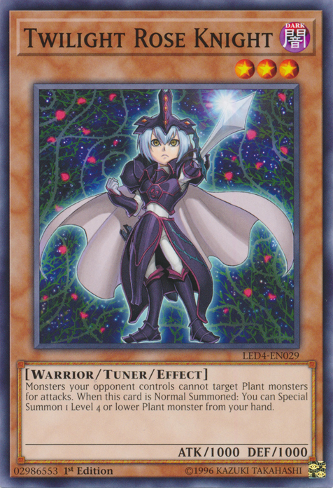 Twilight Rose Knight [LED4-EN029] Common Yu-Gi-Oh!