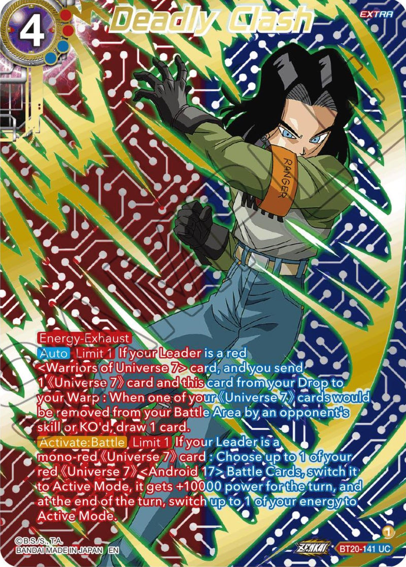 Deadly Clash (Gold-Stamped) (BT20-141) [Power Absorbed] Dragon Ball Super