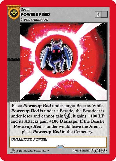 Powerup Red [Cryptid Nation: First Edition] Metazoo