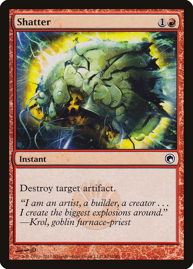 Shatter [Scars of Mirrodin] Magic: The Gathering