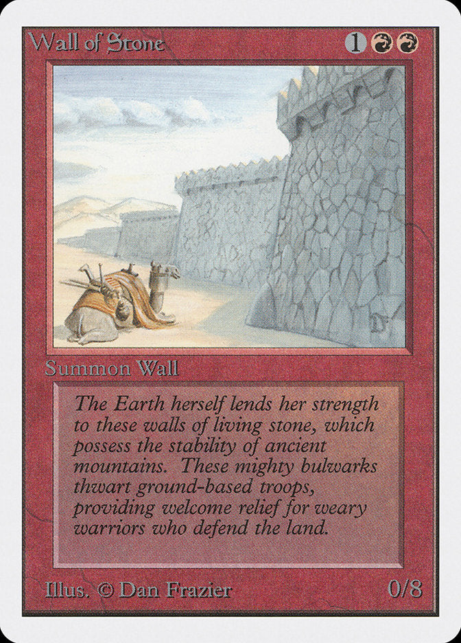 Wall of Stone [Unlimited Edition] Magic: The Gathering