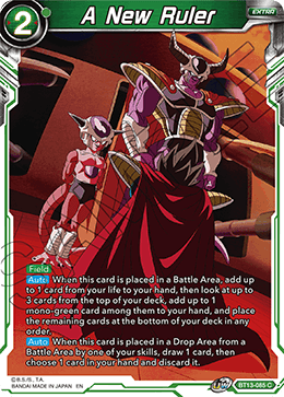 A New Ruler (Common) (BT13-085) [Supreme Rivalry] Dragon Ball Super