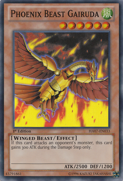Phoenix Beast Gairuda [HA07-EN033] Super Rare Yu-Gi-Oh!