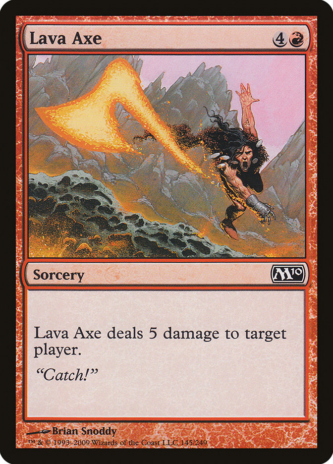 Lava Axe [Magic 2010] Magic: The Gathering