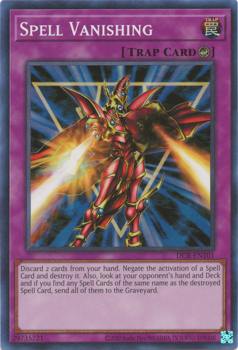 Spell Vanishing (25th Anniversary) [DCR-EN101] Super Rare Yu-Gi-Oh!