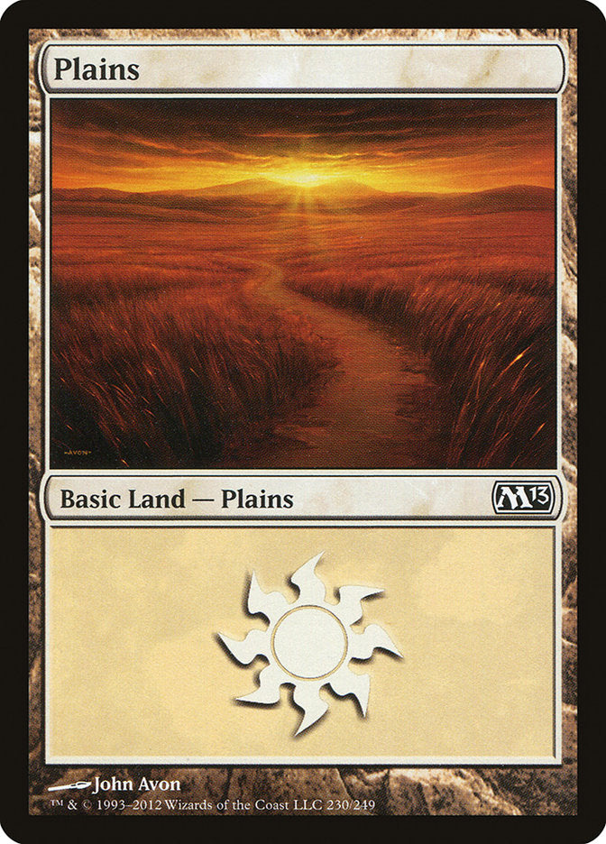 Plains (230) [Magic 2013] Magic: The Gathering