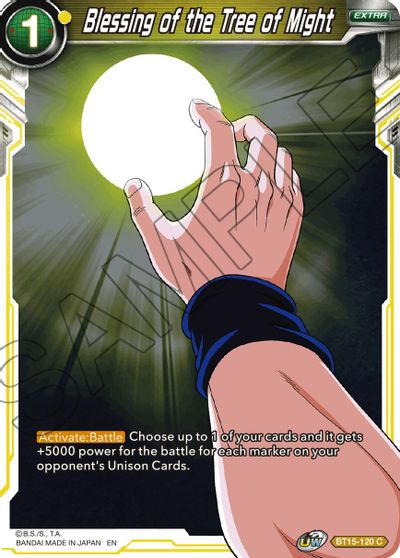 Blessing of the Tree of Might (BT15-120) [Saiyan Showdown] Dragon Ball Super