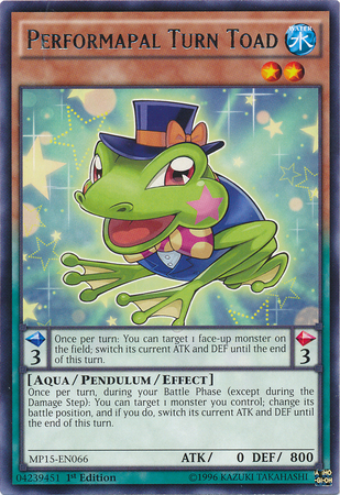 Performapal Turn Toad [MP15-EN066] Rare Yu-Gi-Oh!