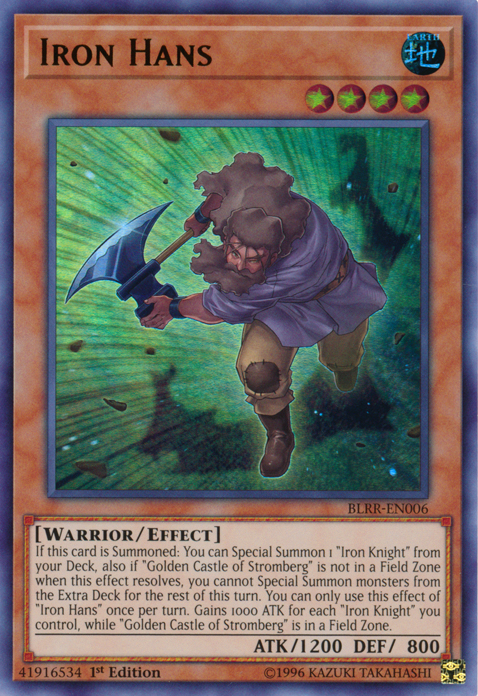 Iron Hans [BLRR-EN006] Ultra Rare Yu-Gi-Oh!