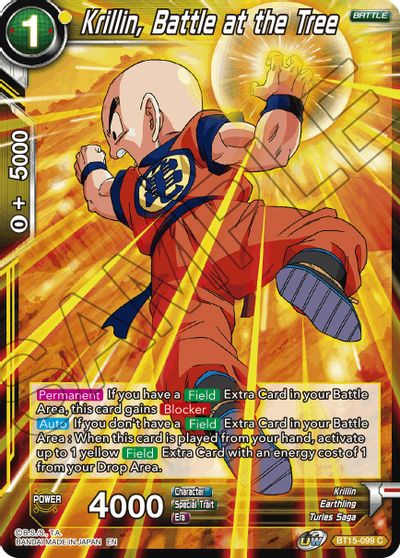 Krillin, Battle at the Tree (BT15-099) [Saiyan Showdown] Dragon Ball Super