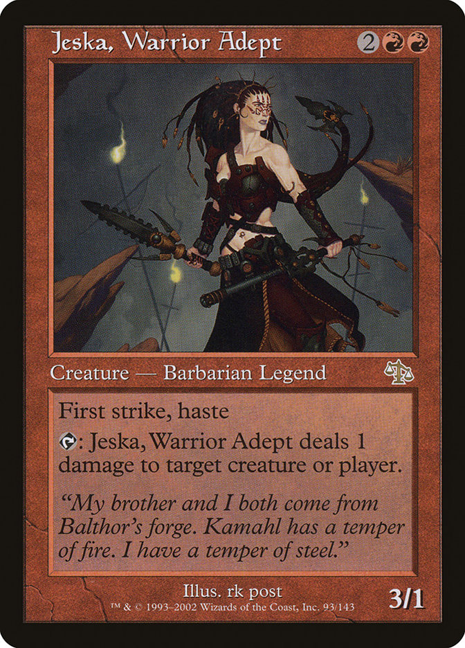 Jeska, Warrior Adept [Judgment] Magic: The Gathering