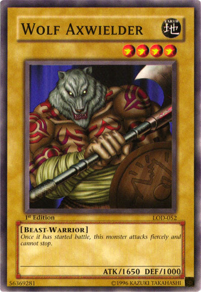 Wolf Axwielder [LOD-052] Common Yu-Gi-Oh!