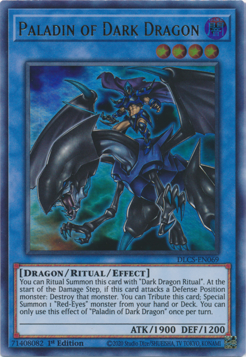 Paladin of Dark Dragon [DLCS-EN069] Ultra Rare Yu-Gi-Oh!