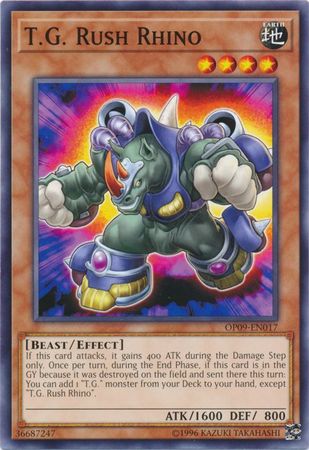 T.G. Rush Rhino [OP09-EN017] Common Yu-Gi-Oh!