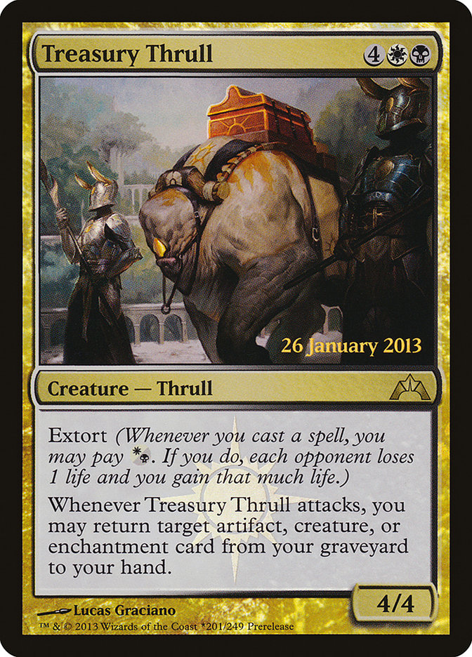 Treasury Thrull [Gatecrash Prerelease Promos] Magic: The Gathering