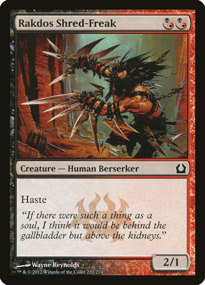 Rakdos Shred-Freak [Return to Ravnica] Magic: The Gathering