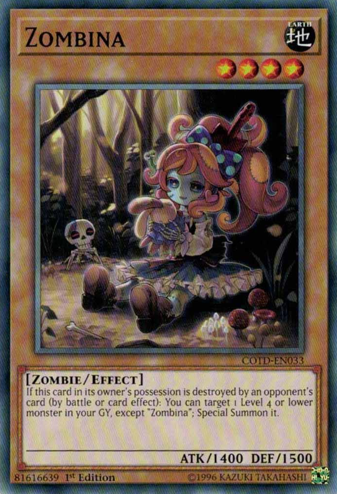 Zombina [COTD-EN033] Common Yu-Gi-Oh!