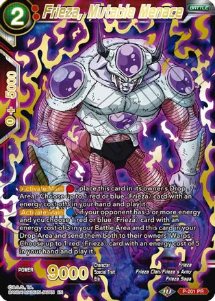 Frieza, Mutable Menace (Gold Stamped) (P-201) [Mythic Booster] Dragon Ball Super